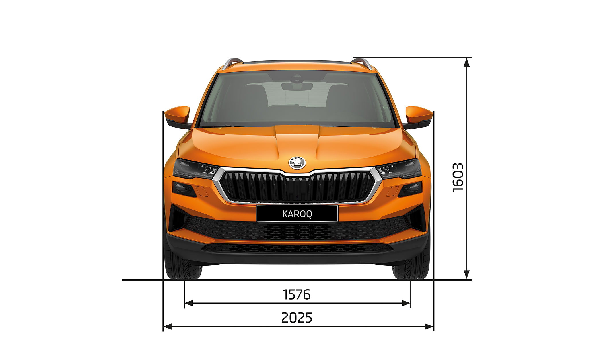 ŠKODA Karoq afmetingen