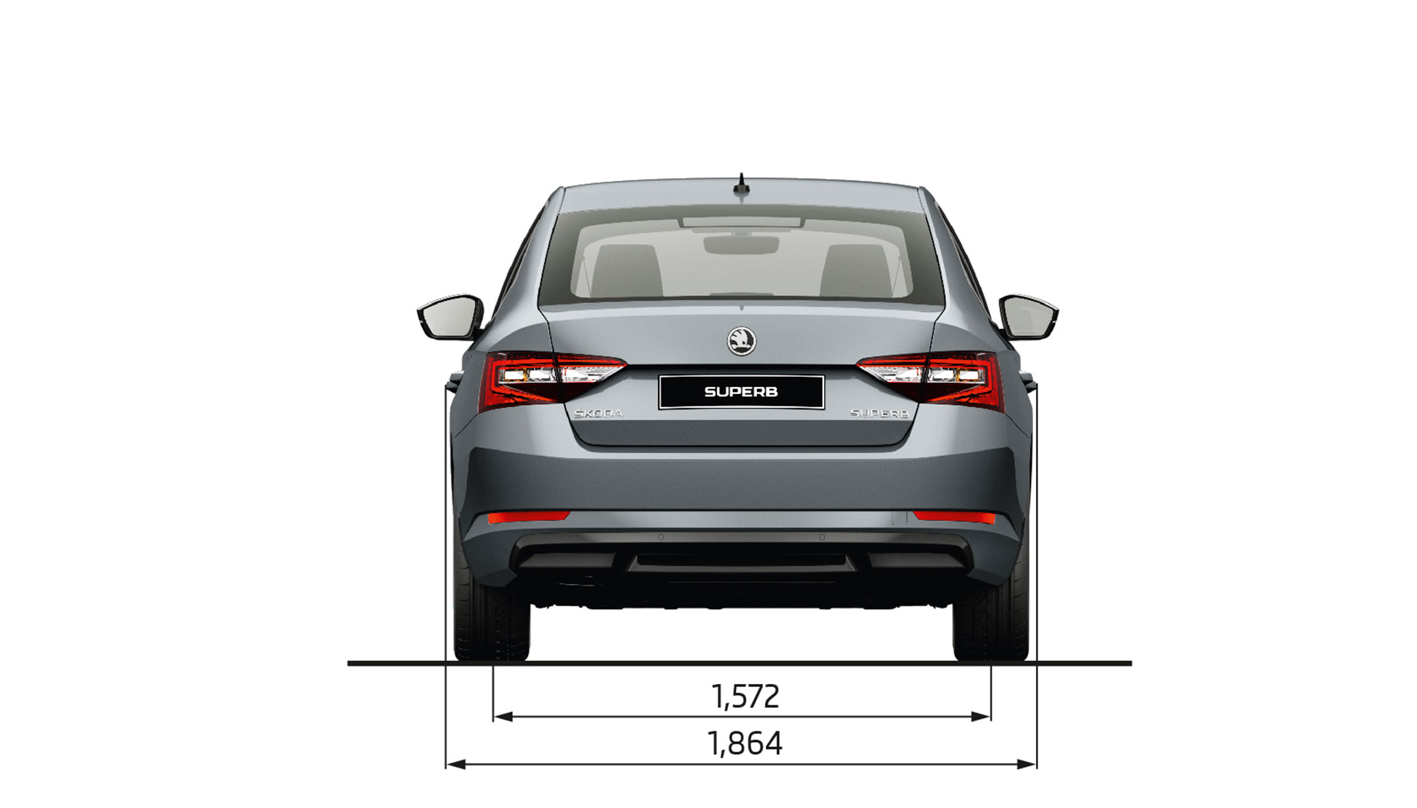 Skoda Superb HB Afmetingen