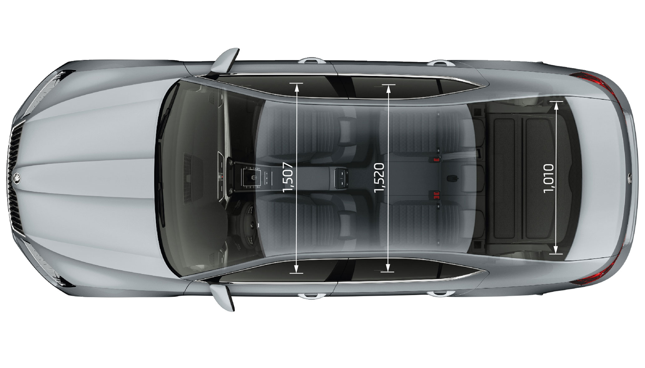 Skoda Superb HB Afmetingen