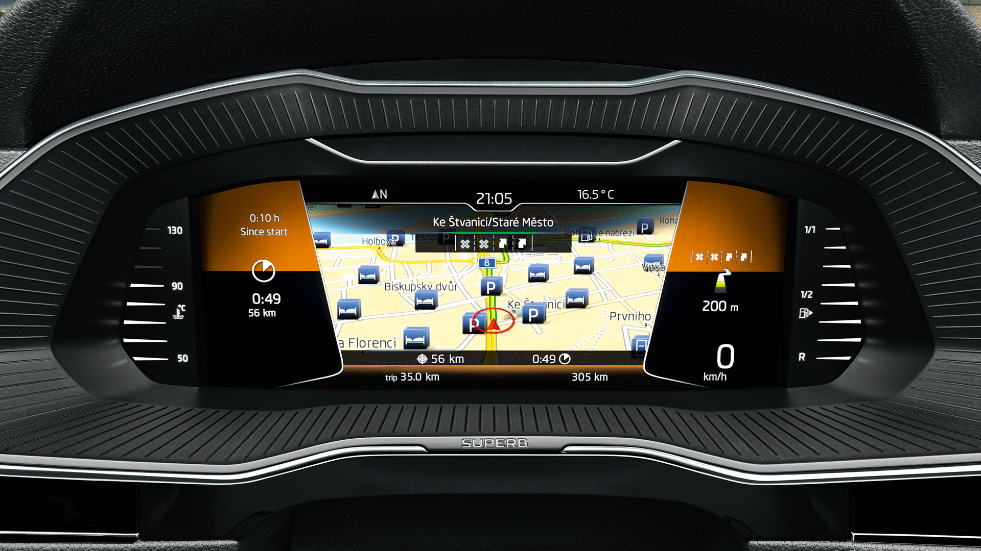 SUPERB virtual cockpit