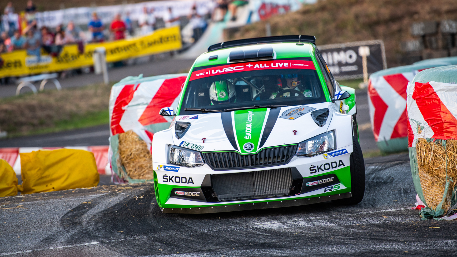 ŠKODA FABIA R5 in chicanes